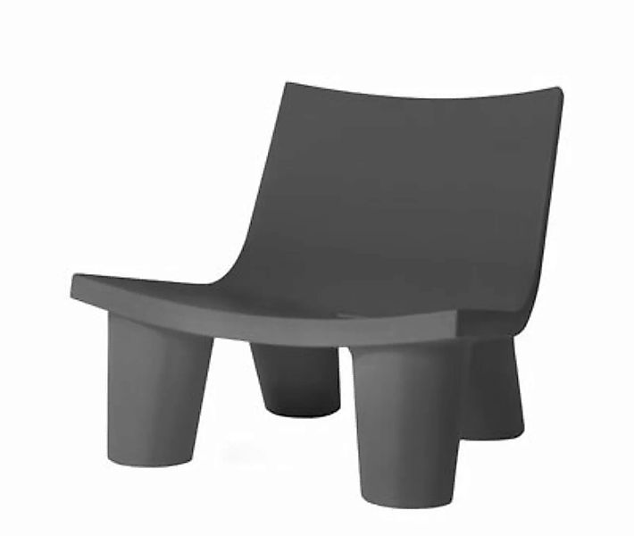 Lounge Sessel Low Lita plastikmaterial grau - Slide - Grau günstig online kaufen