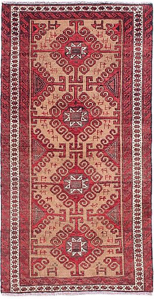morgenland Orientteppich »Belutsch - 140 x 76 cm - rot«, rechteckig günstig online kaufen