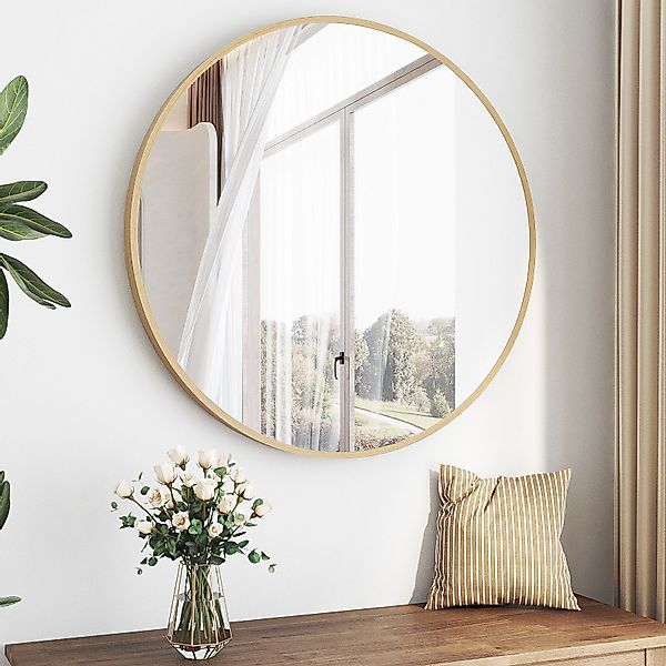 Hopibath Dekospiegel Flur Holzfarben Flurspiegel modern günstig online kaufen