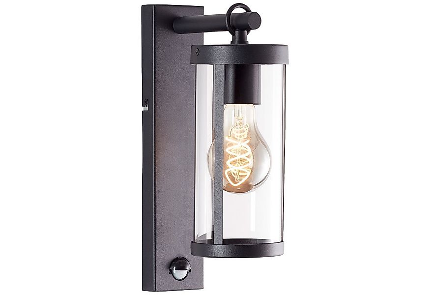 Brilliant Außen-Wandleuchte Sidney, Bewegungsmelder, ohne Leuchtmittel, Auß günstig online kaufen