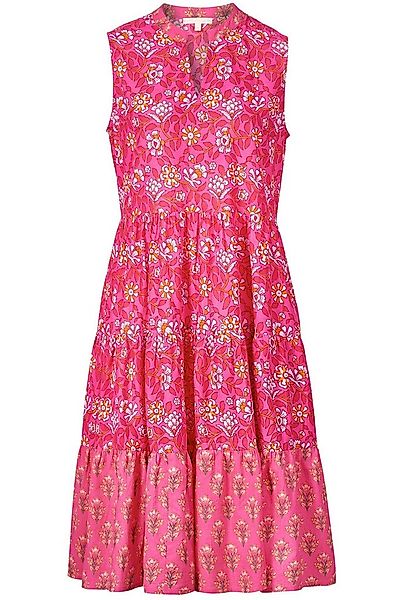 Himalaya Clothing Sommerkleid Ärmelloses Midikleid mit Blockprint - Kleid D günstig online kaufen