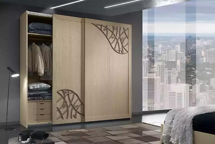 JVmoebel Kleiderschrank Schlafzimmer Schranke Kleiderschrank Holz Luxus Mod günstig online kaufen