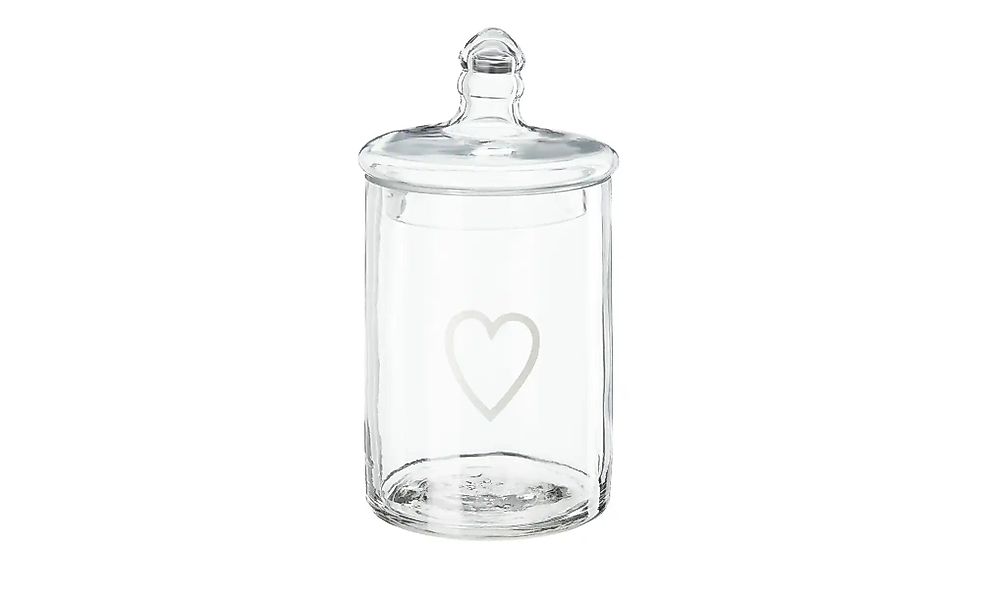 HOME STORY Glasdose mit Deckel   ¦ transparent/klar ¦ Glas ¦ Maße (cm): H: günstig online kaufen
