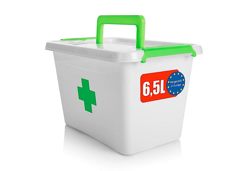 BigDean Aufbewahrungsbox Medizinbox 6,5 L aus BPA-freiem & lebensmittelecht günstig online kaufen