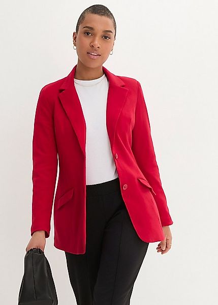 bonprix Jackenblazer (1-tlg) eleganter Schnitt, taillierte Passform, mit la günstig online kaufen