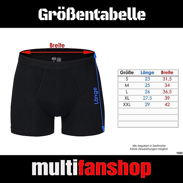 multifanshop Boxershorts Schalke - Herzschlag - günstig online kaufen