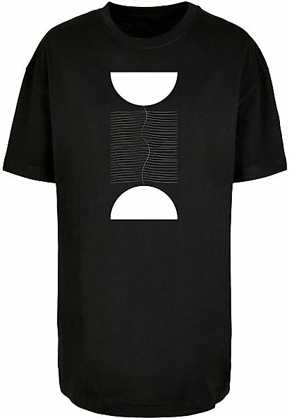 Merchcode T-Shirt "Merchcode Ladies Abstract Lines T-Shirt" 1 Stk. tlg. günstig online kaufen