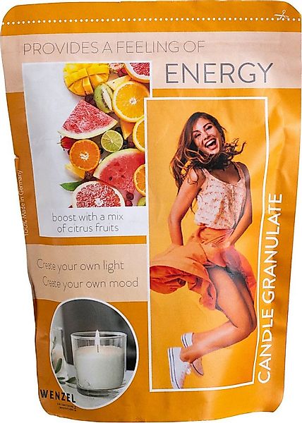 Wenzel Stumpenkerze Kerzen-Sandgranulat mit Duft, Set mit 4 Dochten, 400g günstig online kaufen