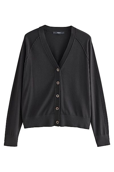 Next Strickjacke Strickjacke mit V-Ausschnitt, Kurzgröße (1-tlg) günstig online kaufen