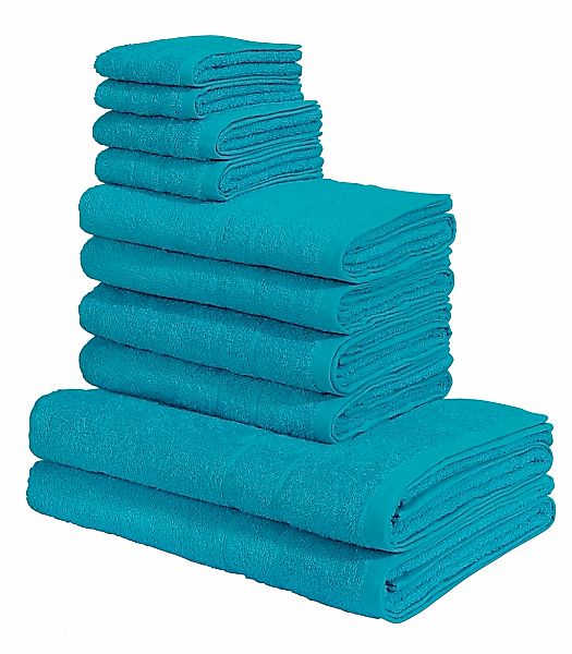 my home Handtuch Set "Inga, Duschtücher, Handtücher, Gästetücher, Seiftüche günstig online kaufen