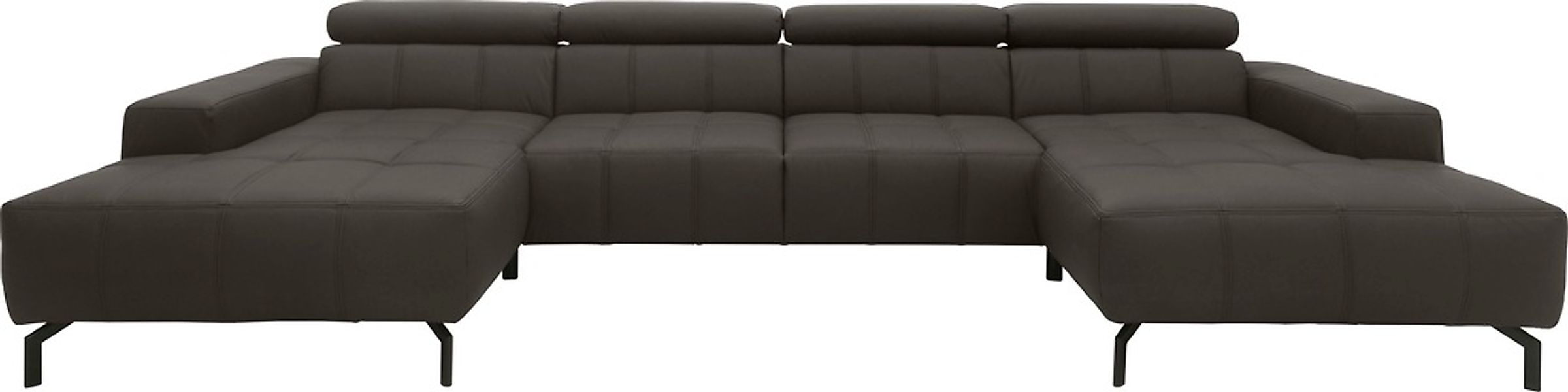DOMO collection Wohnlandschaft "Cunelli tolle Sitznähte als Designelement, günstig online kaufen