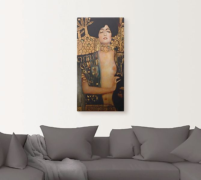 Artland Wandbild »Judith I., 1901«, Frau, (1 St.), als Leinwandbild, Poster günstig online kaufen