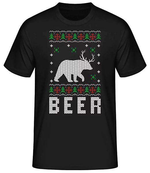 Knitted Beer · Männer Basic T-Shirt günstig online kaufen
