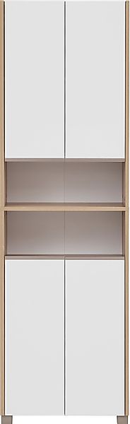 Schildmeyer Hochschrank "Juba Breite 57,0 cm", Eiche Hell Dekor mit fühlbar günstig online kaufen