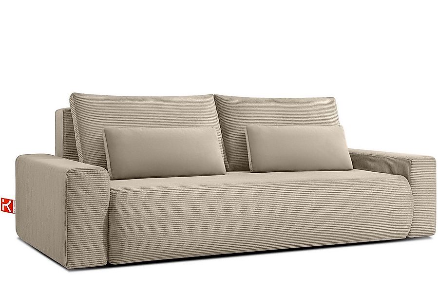 KONSIMO® 3-Sitzer MOLLIS Schlafsofa, Einzelsofa, mit Wellenfeder, hergestel günstig online kaufen