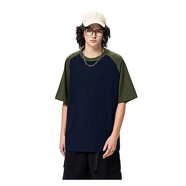 YRIIOMO T-Shirt Bequemes T Shirt mit Raglanärmeln, aus weichem und atmungsa günstig online kaufen