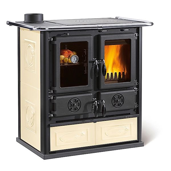 La Nordica Küchenofen Rosetta Keramik Panna 7,9 kW günstig online kaufen