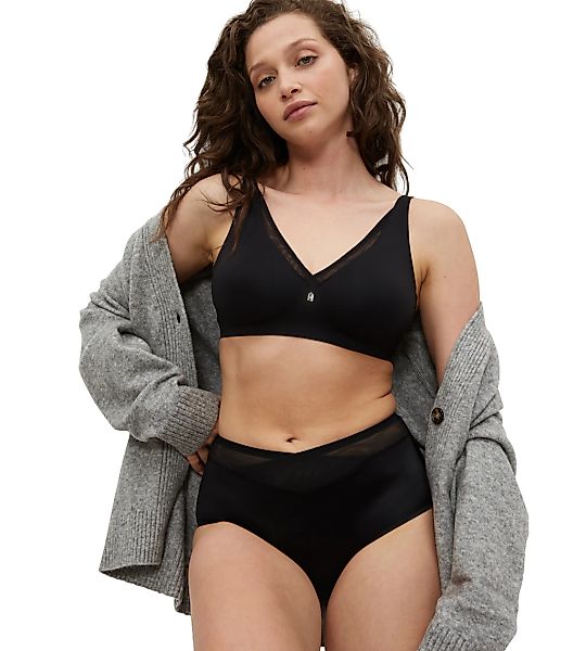 Triumph "True Shape Sensation" Mesh-Einsätze, Stretch-Tüll, Wickel-Optik günstig online kaufen