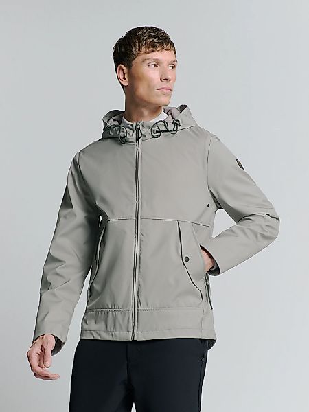 NO EXCESS Kurzjacke "No Excess Jacke mit Kapuze Jacket Mid Long Hooded" günstig online kaufen