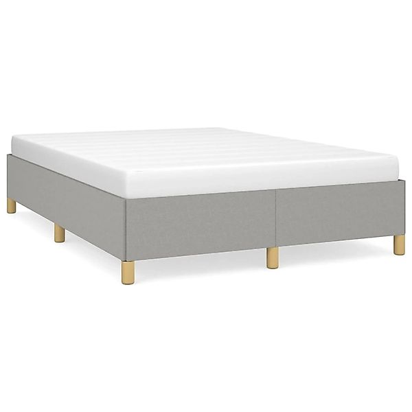 vidaXL Bettgestell Hellgrau 140x200 cm Stoff Modell 31397366 günstig online kaufen