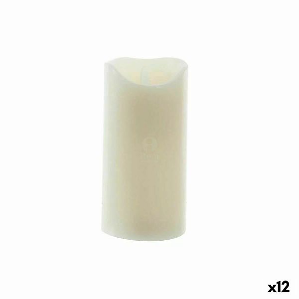 Led Kerze Creme (10 X 16,5 X 10 Cm) (12 Stück) günstig online kaufen