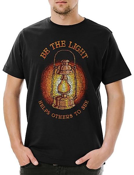 Urban Backwoods Print-Shirt Urban Backwoods Be The Light Herren T-Shirt Sch günstig online kaufen