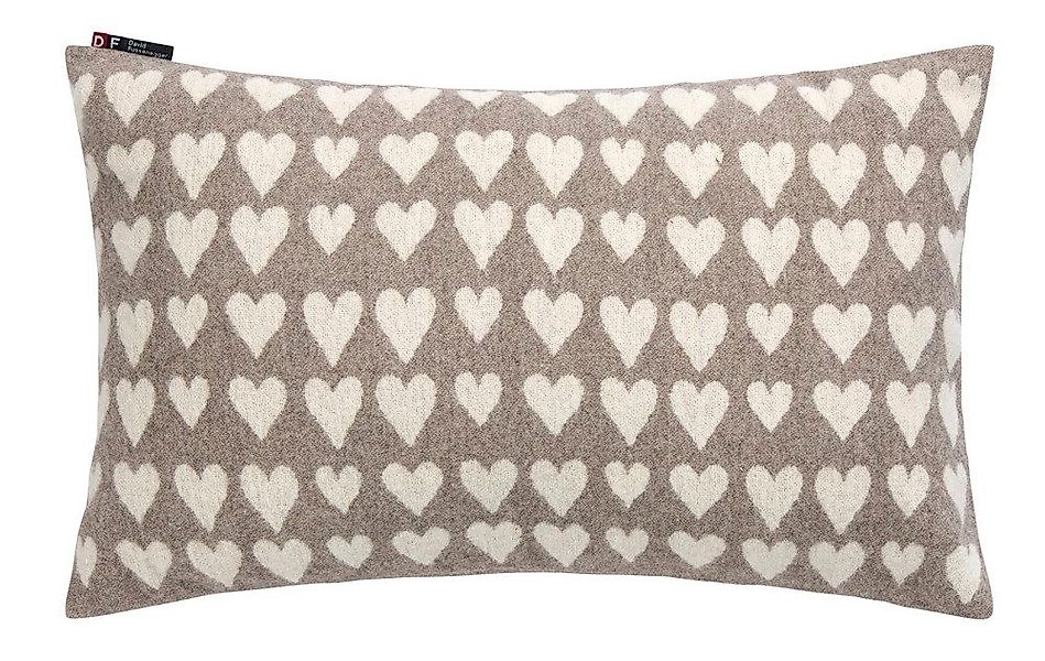 DAVID FUSSENEGGER Kissenhülle Silvretta 'Herzen' 30 x 50 cm günstig online kaufen