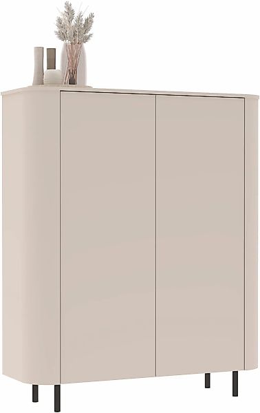 INOSIGN Highboard "Lido, B/H 131/154 cm, 2 Türen, Stauraumschrank, Hochkomm günstig online kaufen