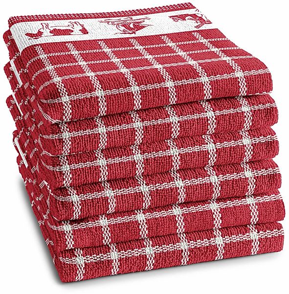 DDDDD Geschirrtuch "DDDDD Dutchie Küchentuch 50 x 55 (6 Stück)" schnell tro günstig online kaufen