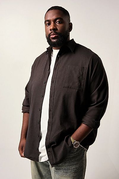 STHUGE Businesshemd STHUGE Flanellhemd Langarm Modern Fit bis 8 XL günstig online kaufen