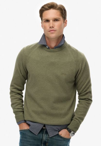 Superdry Strickpullover WOOL BLEND JUMPER günstig online kaufen