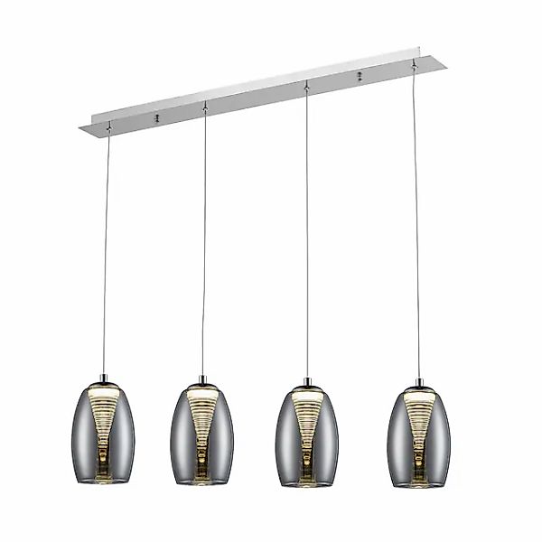Brilliant Pendelleuchte »Metropolis«, 4 flammig, Leuchtmittel LED-Modul   L günstig online kaufen