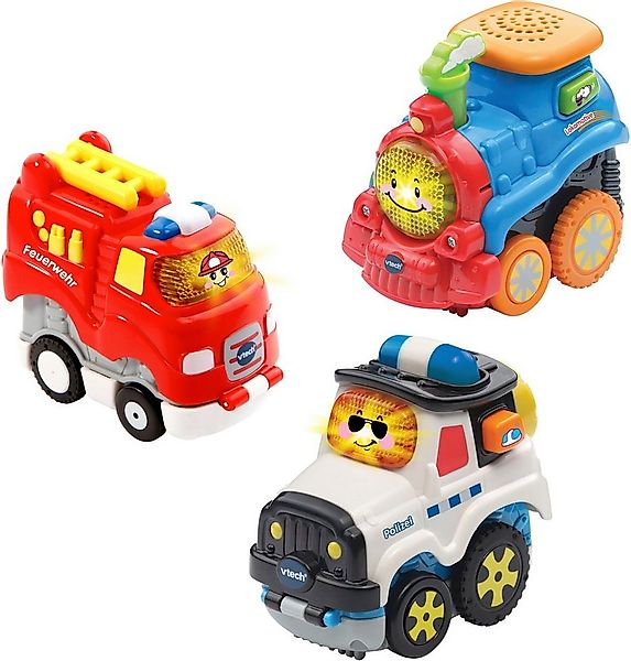 Vtech® Spielzeug-Auto Tut Tut Baby Flitzer, 3er-Set Feuerwehr, Lokomotive, günstig online kaufen