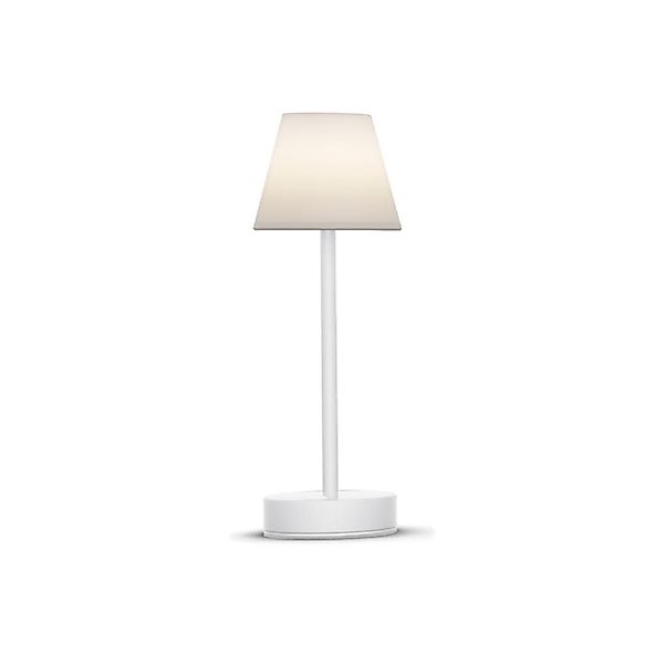 LED Akku Tischleuchte Lola Slim 30 in Weiß 2W 160lm IP44 günstig online kaufen
