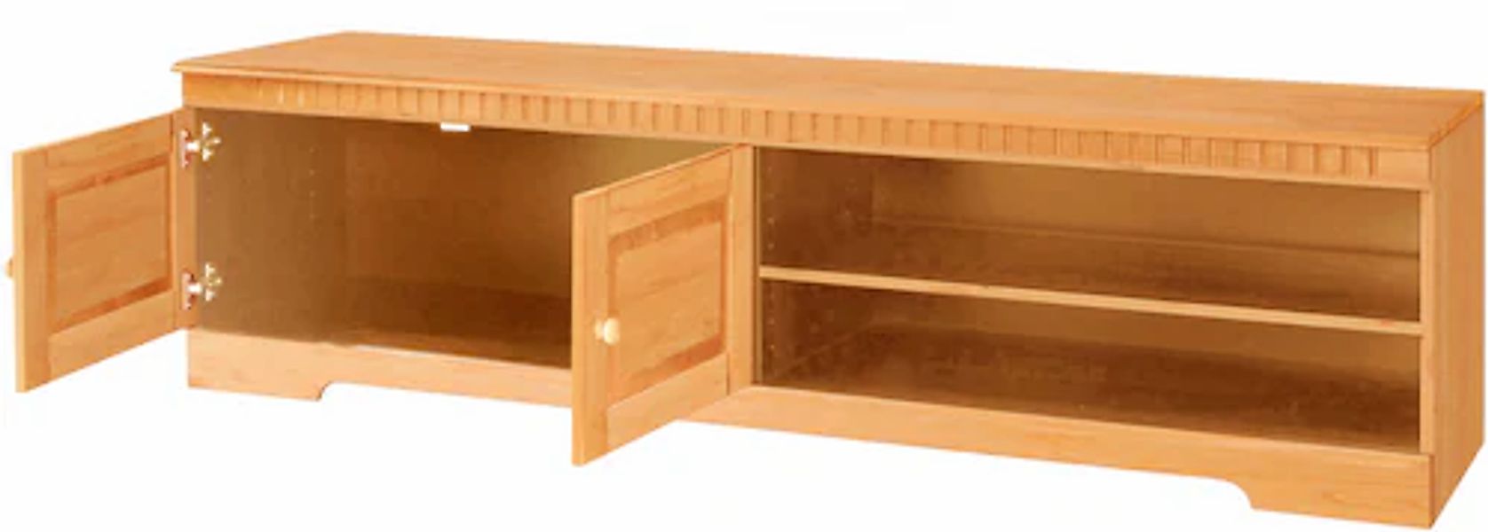 Home affaire Lowboard »Cubrix« Kommode aus schönem massivem Kiefernholz, Br günstig online kaufen