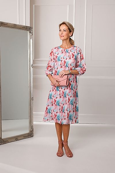 GOLDNER Abendkleid Kurzgröße: Aufregend plissiertes Kleid günstig online kaufen