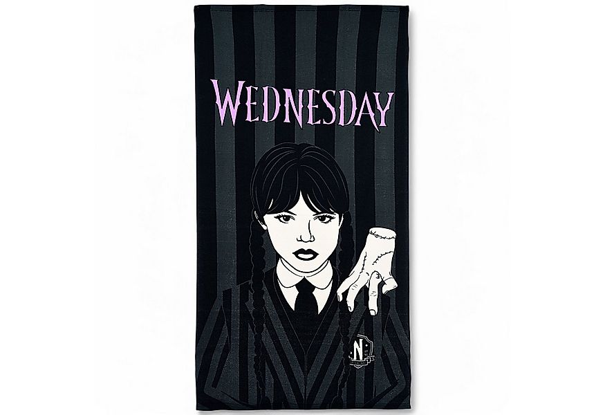 Wednesday Badetuch Wednesday Addams, Mikrofaser, Mädchen Strandtuch 70 x 14 günstig online kaufen
