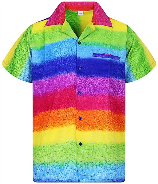 King Kameha Hawaiihemd Rainbow Funky Hawaii-Hemd günstig online kaufen