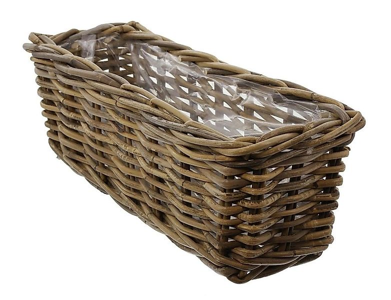 Home-trends24.de Balkonkasten Blumenkasten Pflanzkasten Rattan klein günstig online kaufen