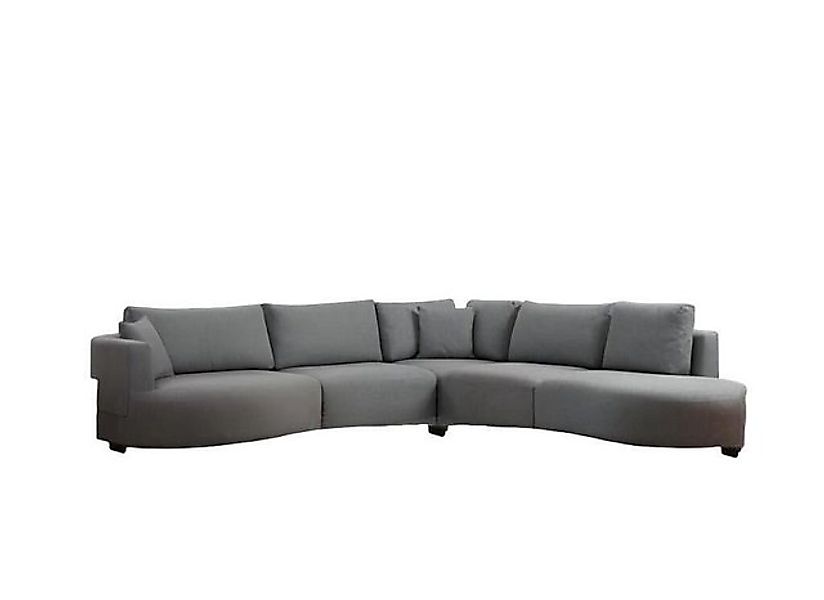 JVmoebel Sofa Modernes Ecksofa Graue L-Form Wohnzimmer Couch Polster Möbel, günstig online kaufen