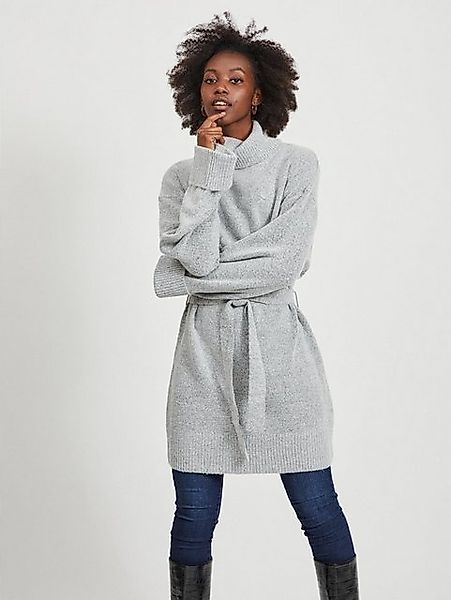 Vila Strickkleid Strick mit Rollkragen & Bindegürtel VIROLFIE (kurz) VIROLF günstig online kaufen