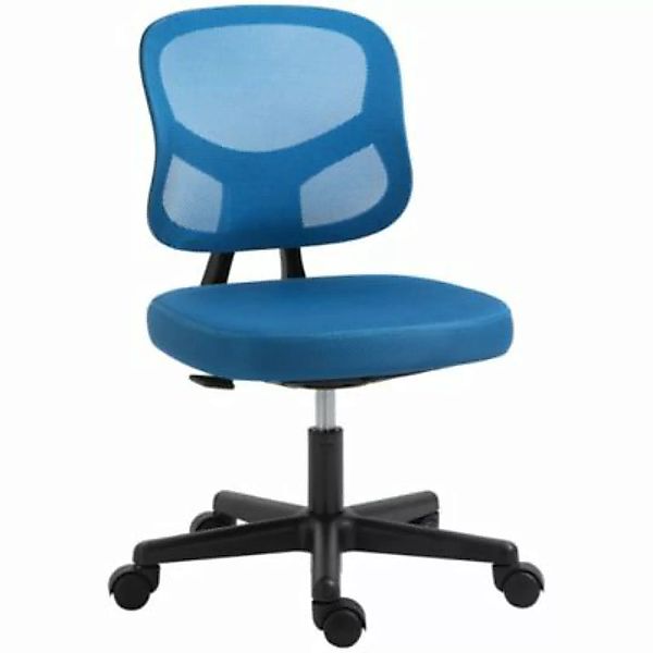 Vinsetto Bürostuhl mit Rückenlehne blau günstig online kaufen