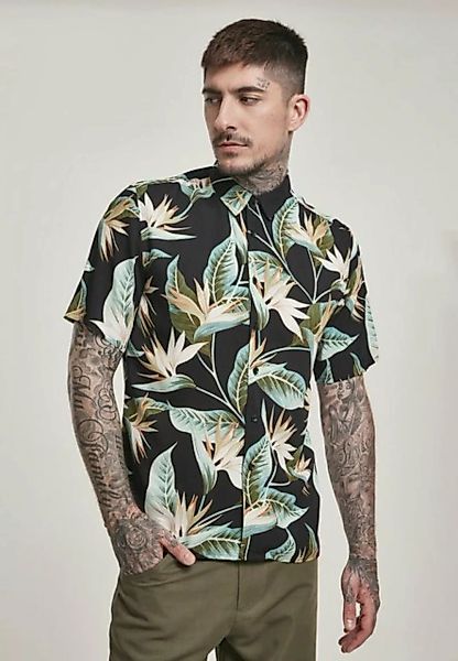 URBAN CLASSICS Outdoorhemd Blossoms Resort Shirt Herrenhemd kurzarm günstig online kaufen