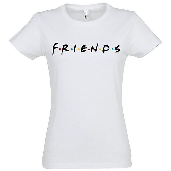 Youth Designz T-Shirt Friends Logo Damen Shirt mit trendigem Frontprint günstig online kaufen