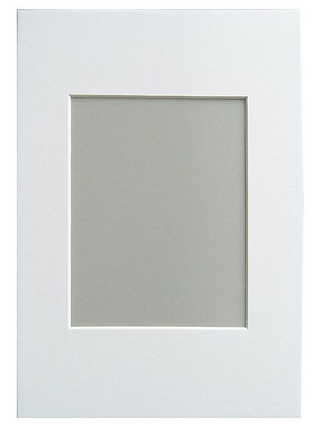 Walther Bilderrahmen PR 40x50/30x40 PA051S Passepartout polarweiss günstig online kaufen