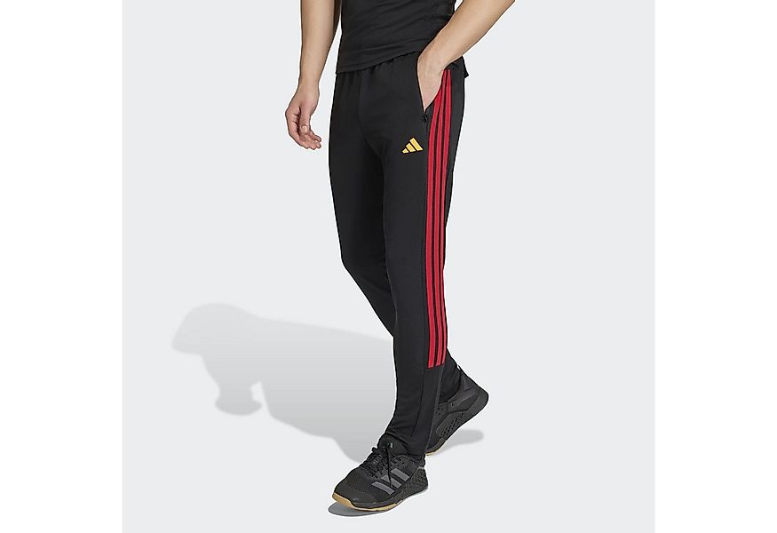 adidas Performance Sporthose WORKOUT ESSENTIALS ALL-SET 3-STREIFEN AUS GEWI günstig online kaufen