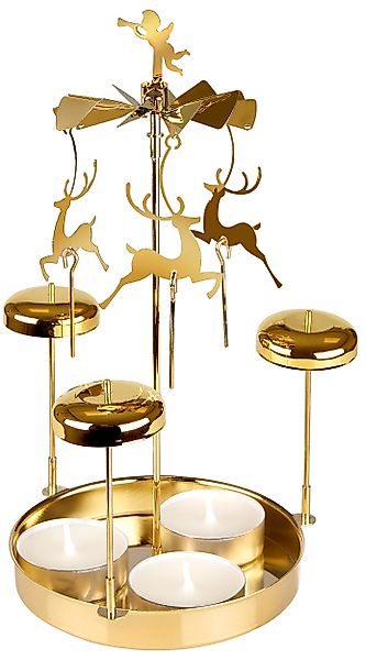 BRUBAKER Kerzenständer Lichter Glockenspiel aus Metall günstig online kaufen