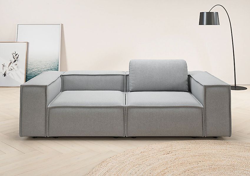 Home affaire 2-Sitzer "Watertown, modernes Sofa 246 cm breit, auch in Feinc günstig online kaufen