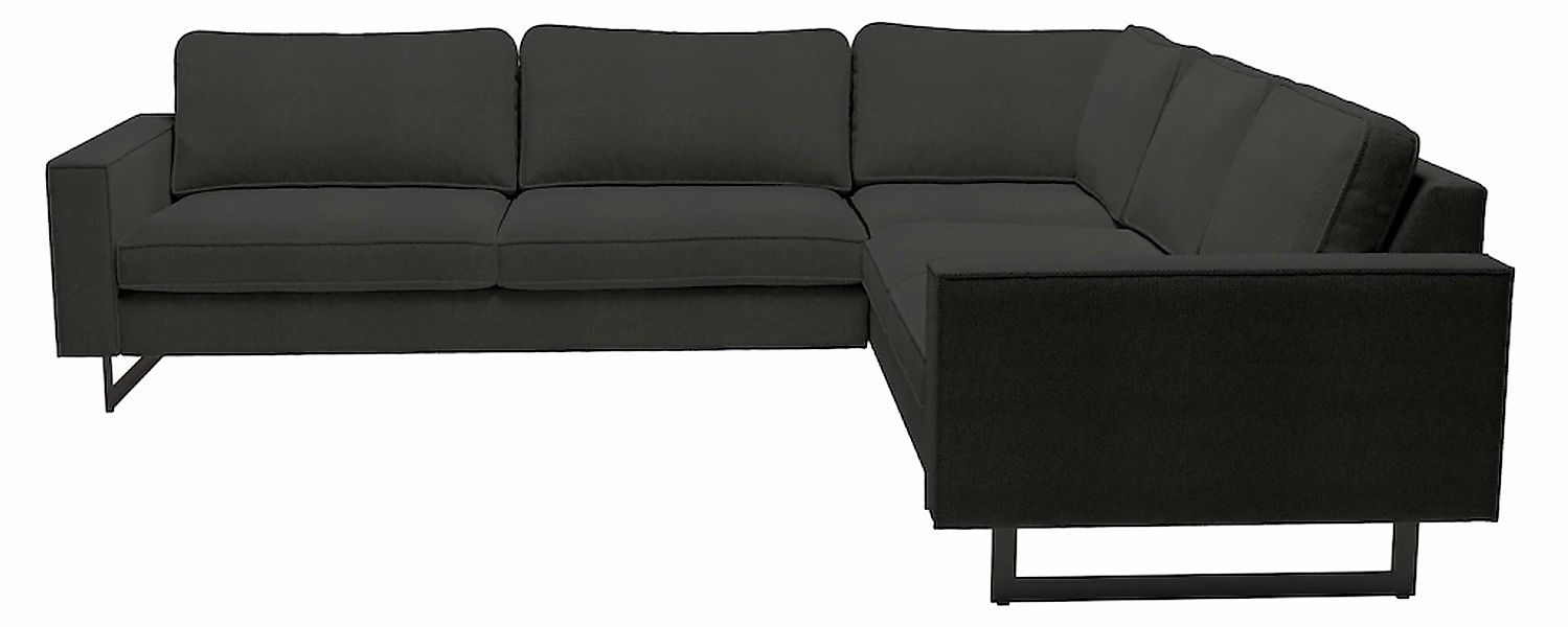 PLACES OF STYLE Ecksofa "Pinto, XXL, 250/290 cm, langer Schenkel, Ottomane" günstig online kaufen