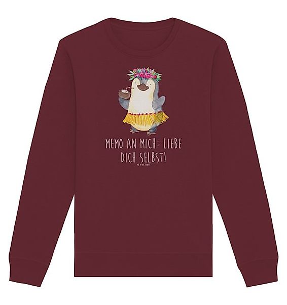Mr. & Mrs. Panda Longpullover Pinguin Kokosnuss Größe L - Burgundy - Gesche günstig online kaufen